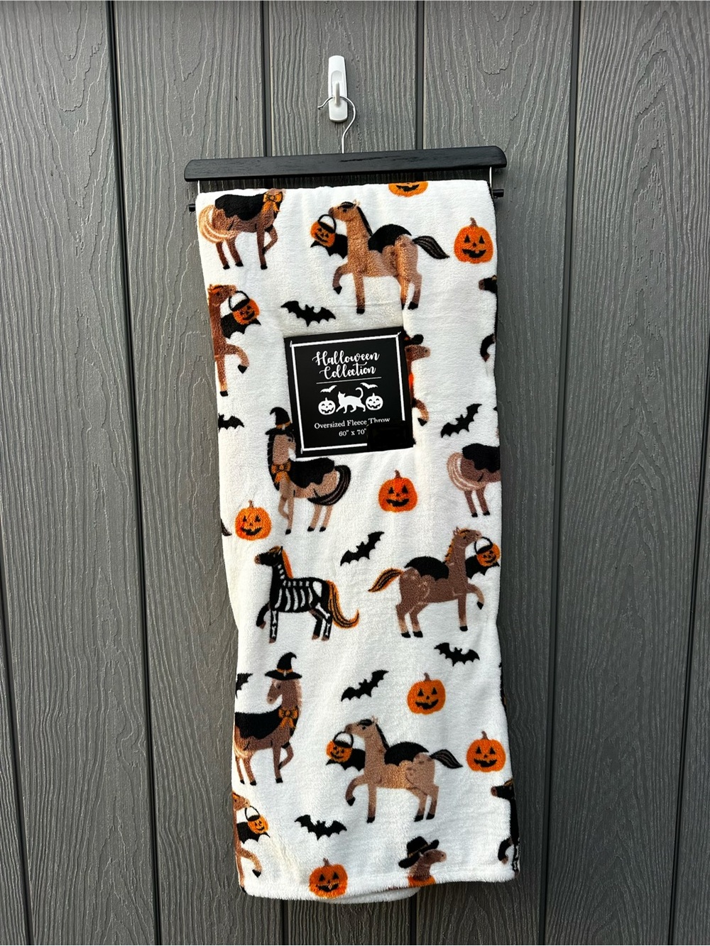 Costume Ponies - Horse Halloween Collection Plush Throw Blanket NWT